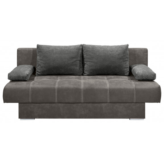 Canapea extensibila suzy, gri, 196 x 86 x 92 cm