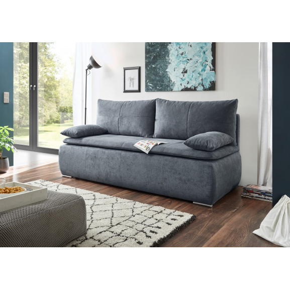 Canapea extensibila dana, antracit, 208 x 102 x 95 cm