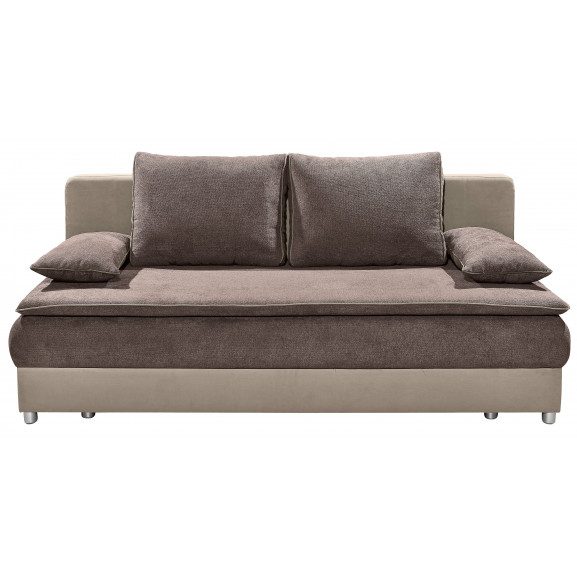 Canapea extensibila sove, maro, 208 x 82(90) x 93 cm