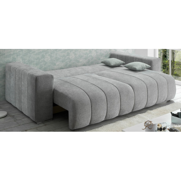 Canapea extensibila triton, gri, 250 x 87 x 115 cm