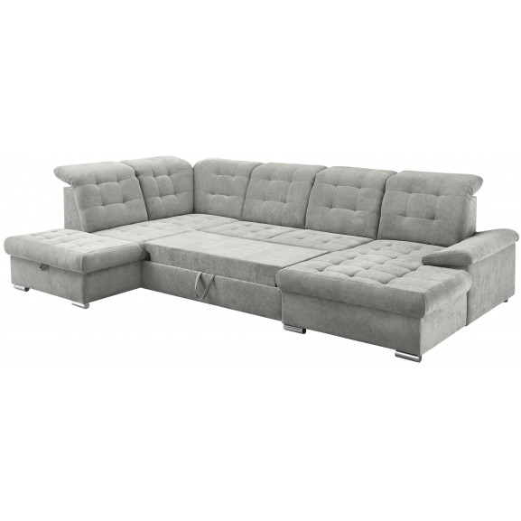 Coltar extensibil u kingman, stanga, cu lada, gri