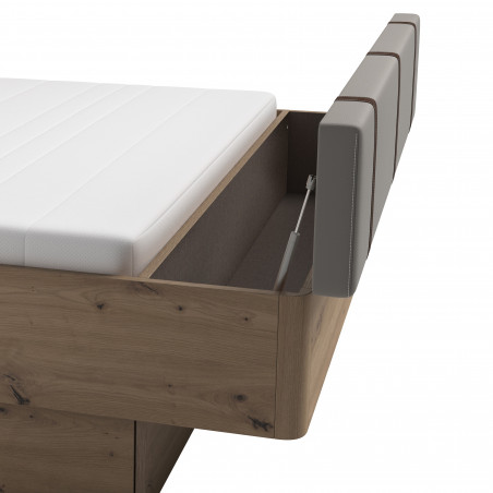 Pat Cu 2 Noptiere Prestige, Dimensiune Saltea 160 X 200 Cm-01