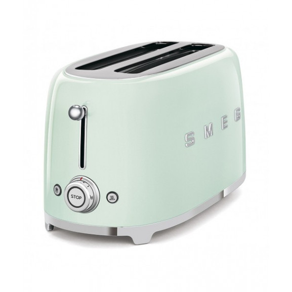 Toaster 4 felii smeg tsf02pgeu, stilul anilor 50, verde pastel