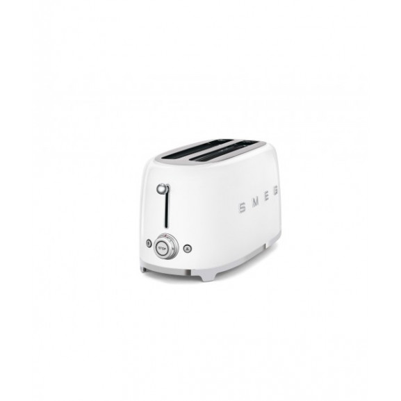 Toaster 4 felii smeg tsf02wheu, stilul anilor 50, alb