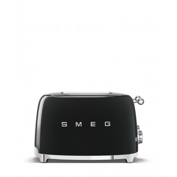 Toaster 4 felii smeg tsf03bleu, stilul anilor 50, negru