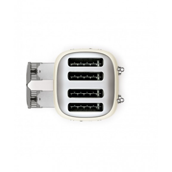 Toaster 4 felii smeg tsf03creu, stilul anilor 50, crem