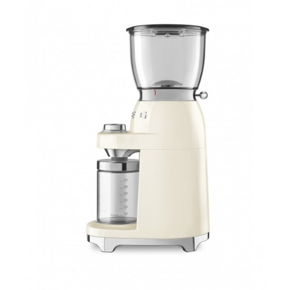 Rasnita de cafea smeg cgf01creu, stilul anilor 50, crem