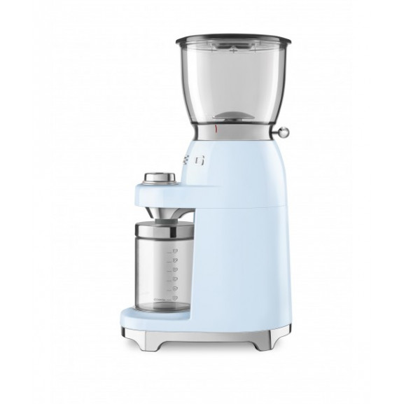 Rasnita de cafea smeg cgf01pbeu, stilul anilor 50, albastru pastel