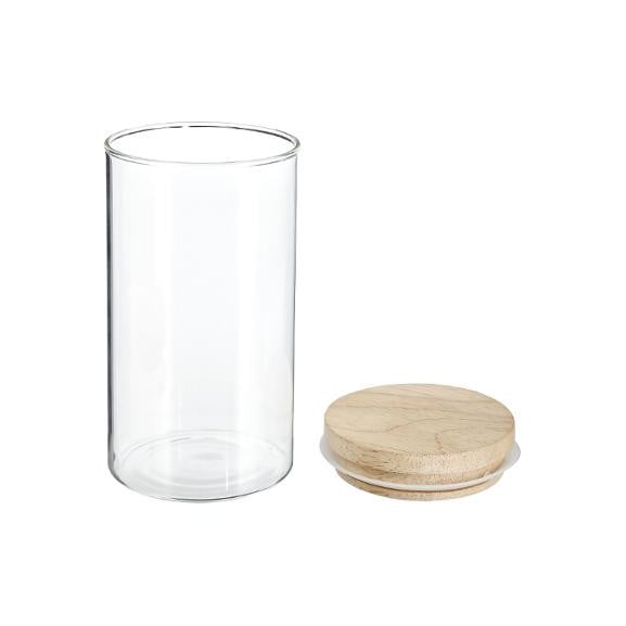 Recipient Sticla Cu Capac Bamboo 1 L