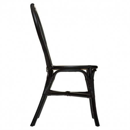 Scaun Kamar Rattan Negru-01