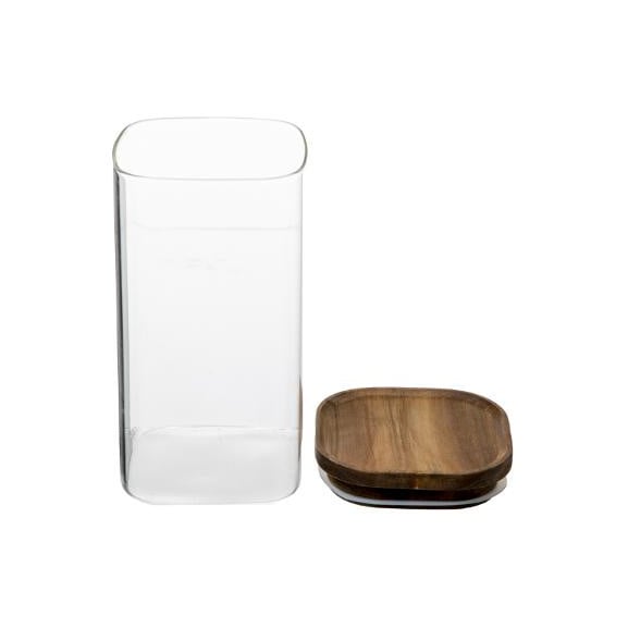 Borcan Cu Capac Wood 1,3L