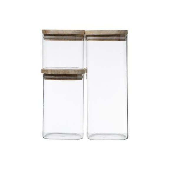 Set 3 Borcane Cu Capac