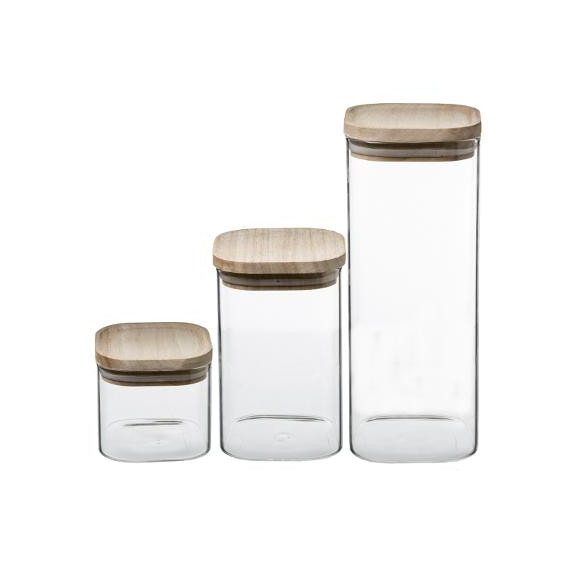 Set 3 Borcane Cu Capac