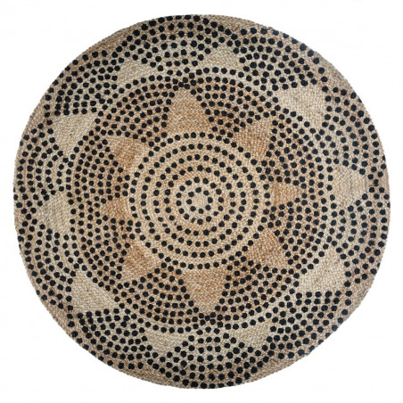 Covor Rotund Print Living D120 cm-01