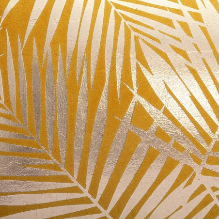 Perna Decorativa Velvet Galben Feather 40 X 40 cm-01