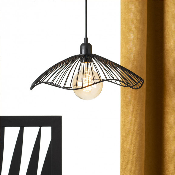 Lampa Metalica Negru D34 cm