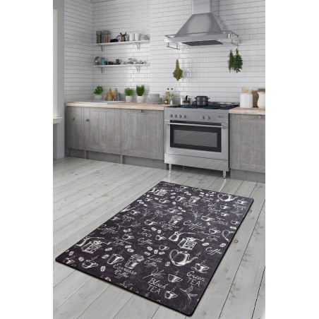 Covor Bucatarie Cappuccino Black-01
