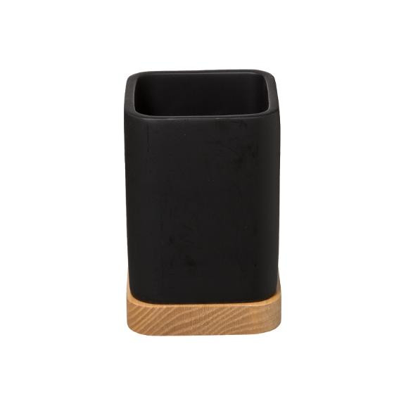 Suport Pentru Periute De Dinti Black Bamboo
