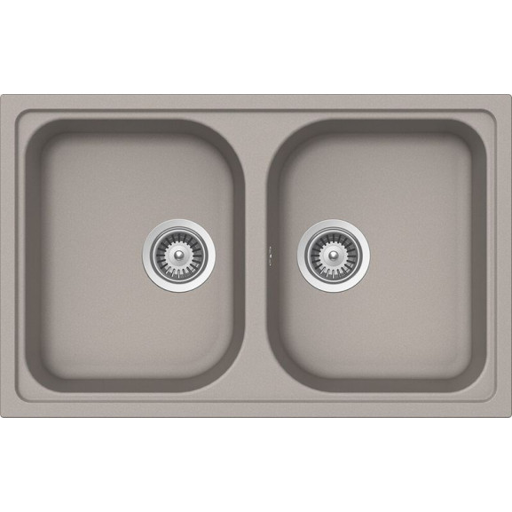 Poze Chiuveta bucatarie Schock Viola N-200S Cristalite Concrete, granit, reversibila, montare pe blat 79 x 50 cm