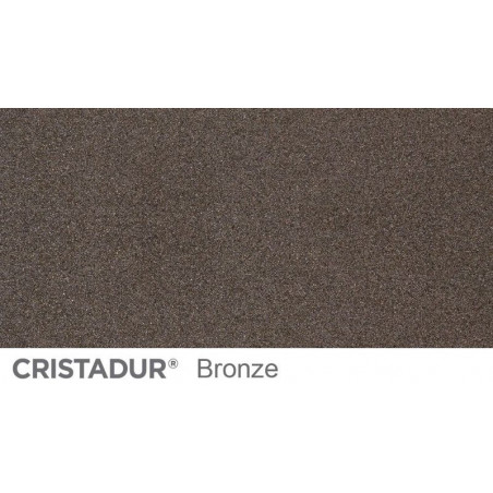 Chiuveta bucatarie Schock Greenwich N-100S Cristadur Bronze, granit, montare pe/sub blat 40.6 x 45.6 cm-01