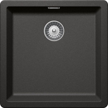 Chiuveta bucatarie Schock Greenwich N-100 Cristadur Stone, granit, montare pe/sub blat 45.6 x 45.6 cm-01