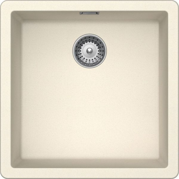 Poze Chiuveta bucatarie Schock Greenwich N-100 Cristadur Magnolia, granit, montare pe/sub blat 45.6 x 45.6 cm