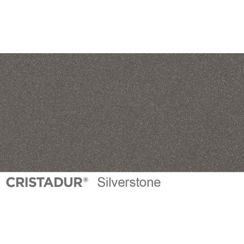Chiuveta bucatarie Schock Greenwich N-100L Cristadur Silverstone, granit, montare pe/sub blat 55.6 x 45.6 cm