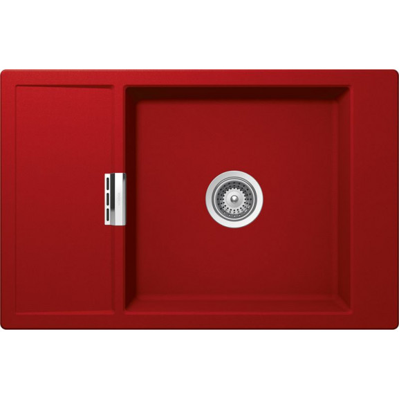 Poze Chiuveta bucatarie Schock Mono D-100XS Cristadur Rouge, granit, reversibila, montare pe blat 78 x 51 cm