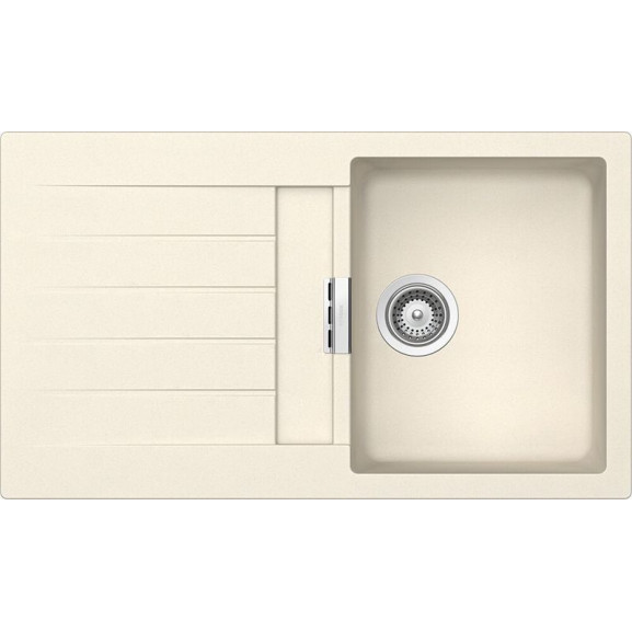Chiuveta bucatarie Schock Signus D-100 Cristadur Magnolia, granit, reversibila, montare pe blat 86 x 50 cm