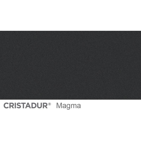 Baterie bucatarie Schock Laios Cristadur Magma cu dus extractibil, aspect granit, cartus ceramic, negru metalizat