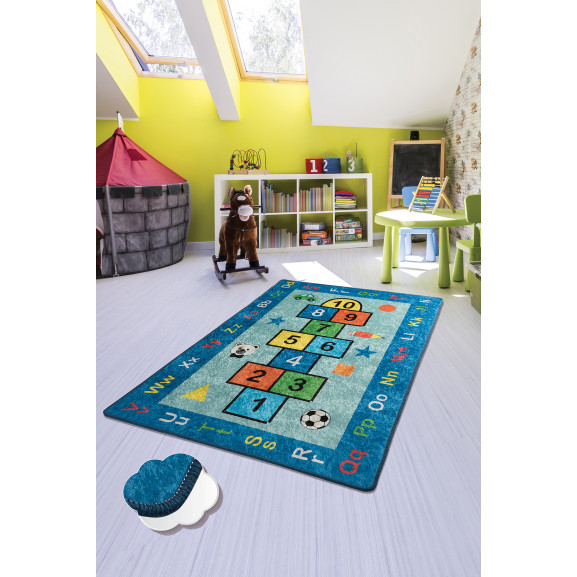 Covor Camera Copii Hopscotch Blue