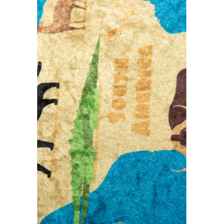 Covor Camera Copii Map Blue-01