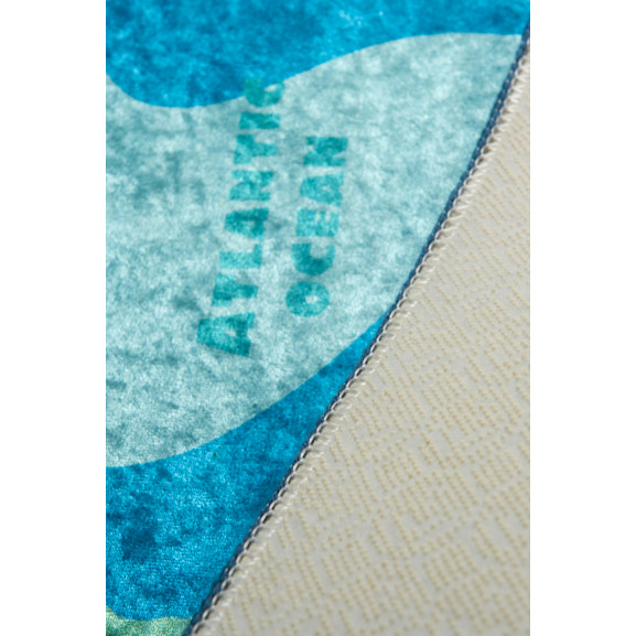 Covor Camera Copii Map Blue