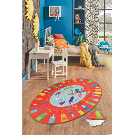 Covor Camera Copii Palette Red-01