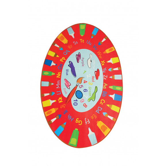 Covor Camera Copii Palette Red