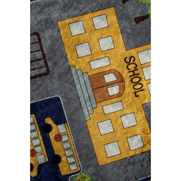 Covor Camera Copii Small Town Grey