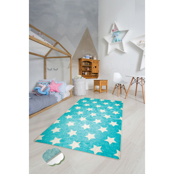 Covor Camera Copii Star Blue