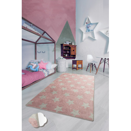 Covor Camera Copii Star Pink-01