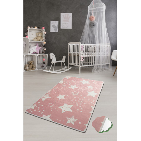 Covor Camera Copii Stars Pink-01