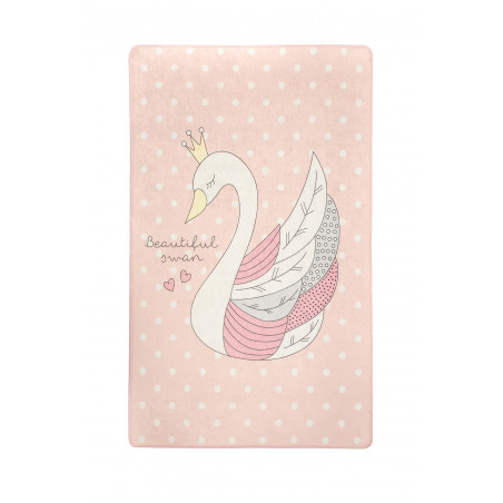 Covor Camera Copii Swan Pink-01