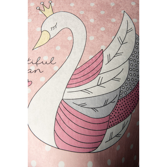 Covor Camera Copii Swan Pink