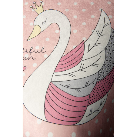 Covor Camera Copii Swan Pink-01