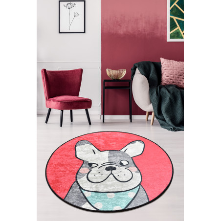Covor Happy Dogs Pink-01