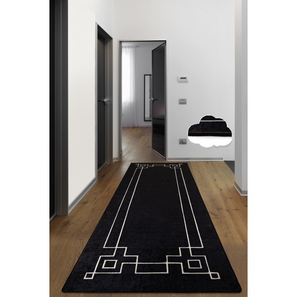Covor Square Black Yolluk