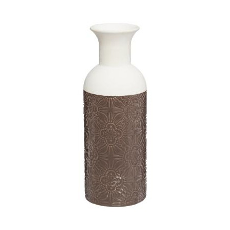 Vaza Ceramica Alb&Maro H25 cm-01