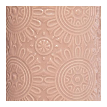 Vaza Ceramica Alb&Roz H25 cm-01