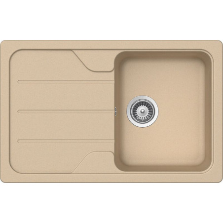 Set chiuveta bucatarie Schock Formhaus D-100S si baterie bucatarie Schock Plutos Cristalite Moonstone 78 x 50 cm-01