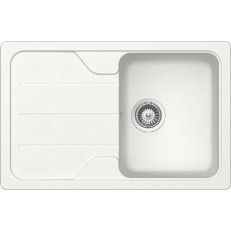 Set chiuveta bucatarie Schock Formhaus D-100S si baterie bucatarie Schock Plutos Cristalite Alpina 78 x 50 cm-01