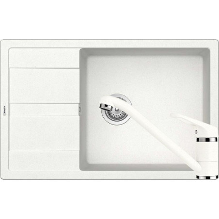 Set chiuveta bucatarie Schock Ronda D-100XL si baterie bucatarie Schock Cosmo Cristalite Alpina 78 x 50 cm-01