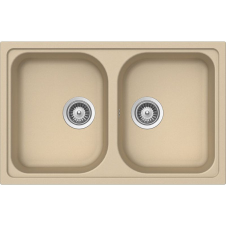 Set chiuveta bucatarie Schock Viola N-200S si baterie bucatarie Schock Plutos Cristalite Moonstone 79 x 50 cm-01